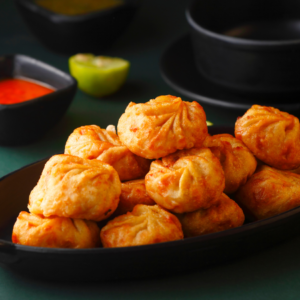 Veg Fried Momos 8Pcs