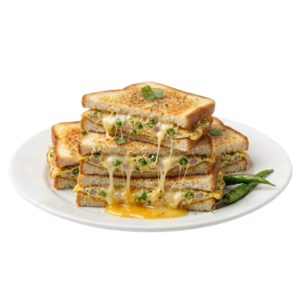 Cheese Bread Omelette