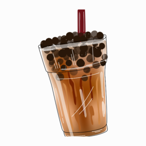 Black Current Bubble Tea